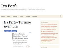 Tablet Screenshot of icaperu.net